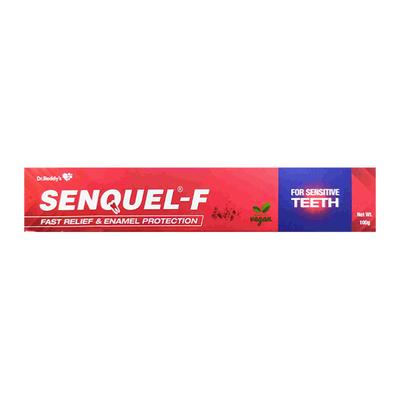 SENQUEL F FAST RELIEF & ENAMEL PROTECTION SUGAR FREE Tooth Paste 100g - Oral Care - P-Mou