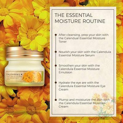 The Face Shop Calendula Essential Moisture Eye Cream 20 Ml - Under Eye Creams & Serums