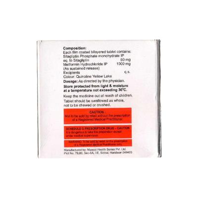 QSITA M SR 50/1000 Tablet 10's - Diabetes-Ant