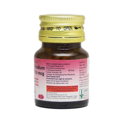 THYROUP 50mcg Tablet 120's - Hypothyroidism