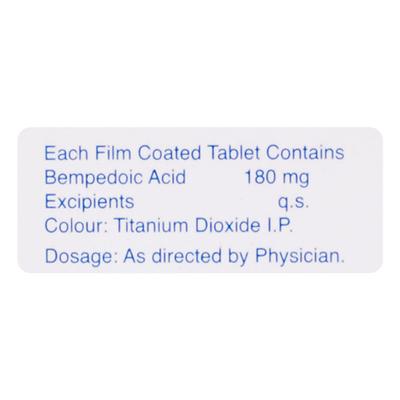 BEMPESTA 180mg Tablet 10's - High Cholesterol-Dys