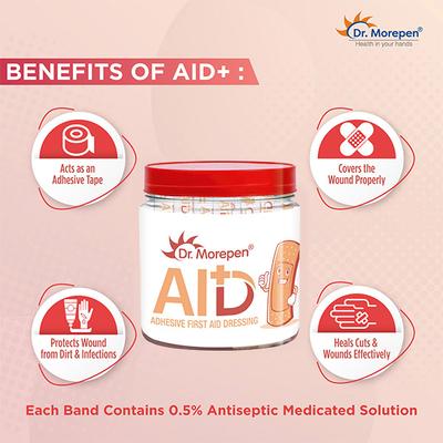 Dr. Morepen Aid Adhesive Band Aid 100's - Kits