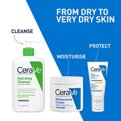 CeraVe Moisturising Cream For Dry To Very Dry Skin 454 gm - Lotions & Creams
