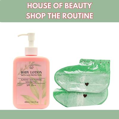 House of Beauty Aloe Vera Paraffin Foot Socks For Home Pedicure To Smoothen Cracked Heels (1Pair) 1's - Manicure & Pedicure Kits