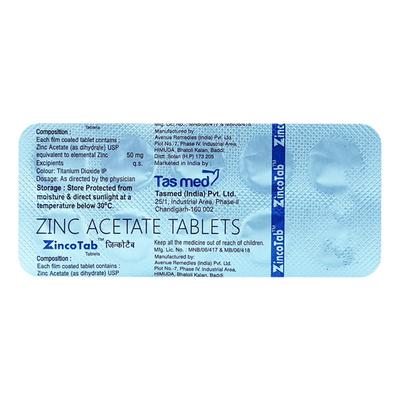 ZINCOTAB Tablet 10's - Supplements-Vam
