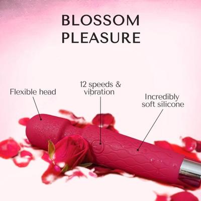 Libertee Body Massager Rechargeable 12 Modes Rouge 1's - Massagers And Vibrators