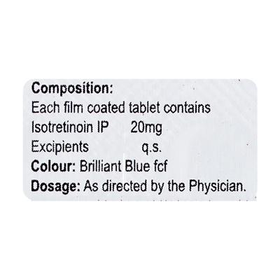 Glotret 20mg Tablet 10'S - Acne-Acn