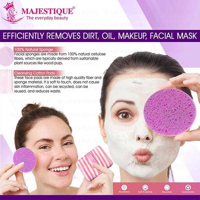 Majestique Makeup and Cleansing Set, Perfect for All Skin Types - 3Pcs/Multicolor 1's - Sponges & Applicators