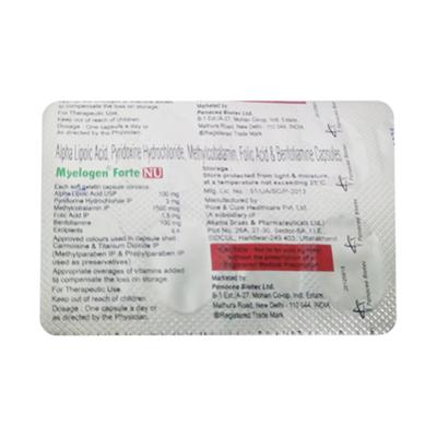 MYELOGEN FORTE NU Capsule 10's - Supplements-Vam