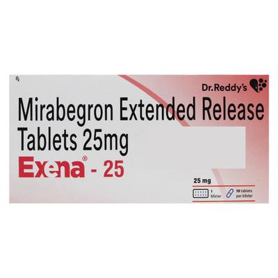 Exena 25mg Tablet 10'S - Bladder And Prostate Disorders-Dru