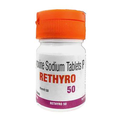 RETHYRO 50 Tablet 120's - Hypothyroidism