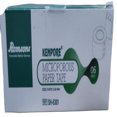 Romsons Kenpore Microporous Paper Tape (SH-6301) 9 M x 50 mm (Pack Of 6) - Bandages & Dressings