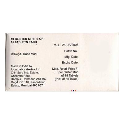 CTD T 6.25/20 Tablet 15's - Hypertension-Ang