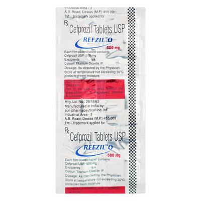 Refzil O 500mg Tablet 6'S - Bacterial Infections-Cep