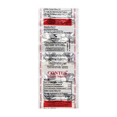 CONTUS COUGH Tablet 10's - Cough And Cold-Cou