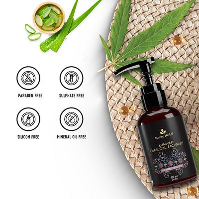 Avimee Herbal Kunwar Charcoal Face Wash 100 ml - Face Washes