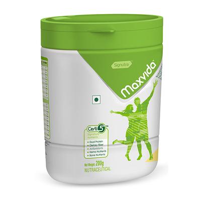 Maxvida Balanced Nutrition Supplement Powder Jar - Vanilla 200 g - Daily Health Drinks