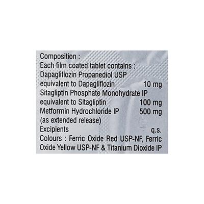 ZENSITA TRIO 500 Tablet 15's - Diabetes-Ant