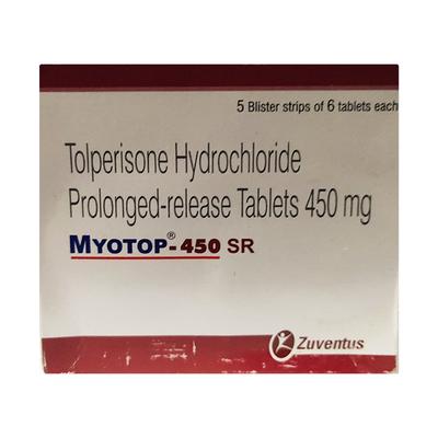 Myotop SR 450mg Tablet 6'S - Muscle Cramps/Spasticity-Mus