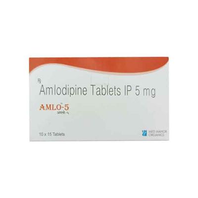 AMLO 5 Tablet 15's - Hypertension-Cal