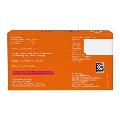 EMPAGREAT 10 Tablet 10's - Diabetes-Ant
