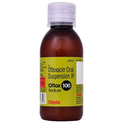Oflox 100mg Rediuse Suspension 60ml - Bacterial Infections-Qui