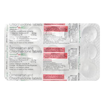 TRIOLMESAR CH 40 Tablet 15's - Hypertension-Ana