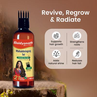 Baidyanath Mahabhringraj Tel 100 ml - Personal Care (Ayush)