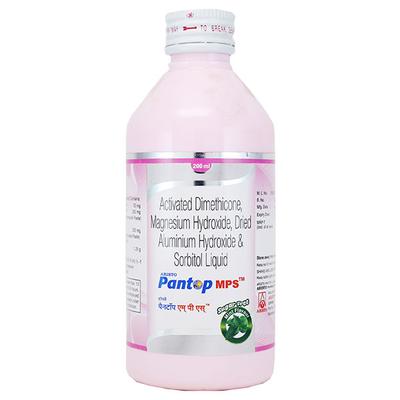 Pantop MPS SUGAR FREE MINT FLAVOUR Syrup 200ml - Ulcer/Reflux/Flatulence-Aaa