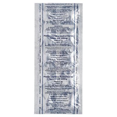 Pyridium 200mg Tablet 10'S - Bladder And Prostate Disorders-Oth