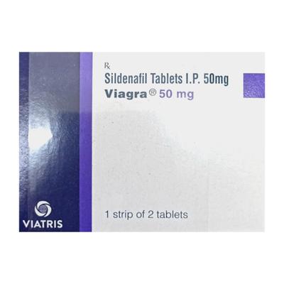 Viagra 50mg Tablet 2'S - Impotence/Erectile Dysfunction (Ed)