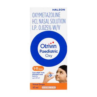 OTRIVIN PAEDIATRIC OXY Nasal Drops 10ml - Nasal Congestion-Nas