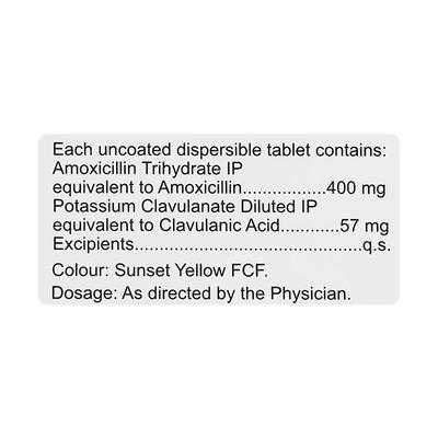 Clavam Forte DT Tablet 10'S - Bacterial Infections-Pen