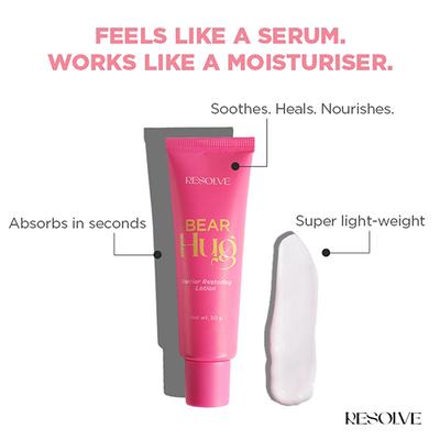 Resolve Bear Hug Barrier Restoring Lotion Fragrance Free 50 gm - Face Moisturizers