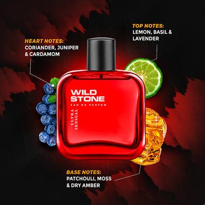 Wild Stone Eau De Parfum - Ultra Sensual 100 ml - Men Perfumes (Edt/Edp)