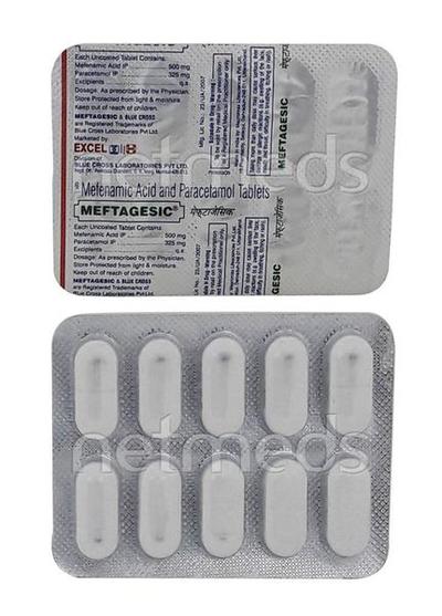 Meftagesic Tablet 10'S - Pain relief-Nsa