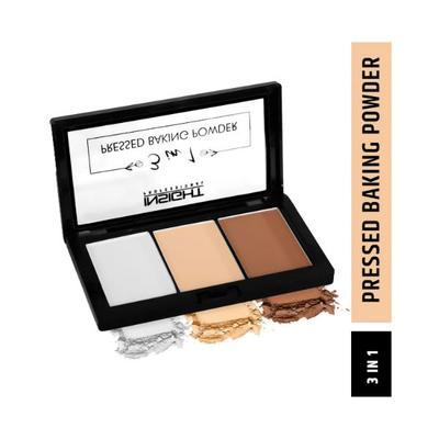 INSIGHT PROFESSIONAL 3 IN1 PRESSED BAKING POWDER 14 gm - Face Palettes