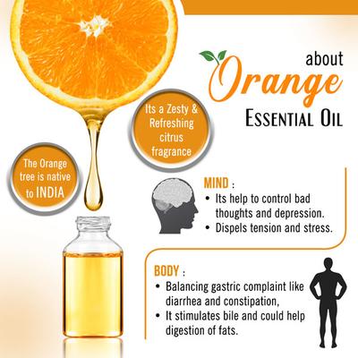 Keya Seth Aromatherapy Orange Body Oil Vitamin C Enriched Native Indian Orange 400ml - Carrier Oils