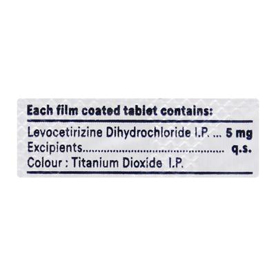 Xyzal 5mg Tablet 15'S - Allergies-Ant