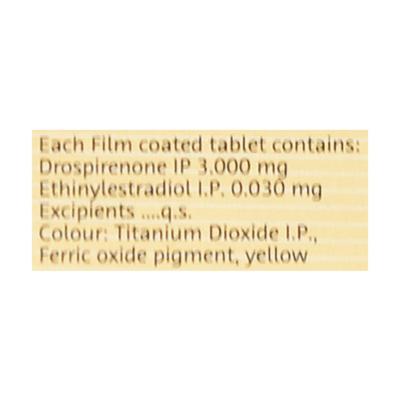 Yasmin Tablet 21 Tablets - Contraception-Ora