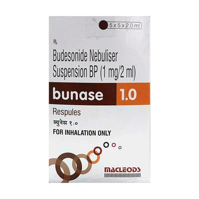 BUNASE 1.0 Respules 5X2ml - Asthma/COPD-Ast