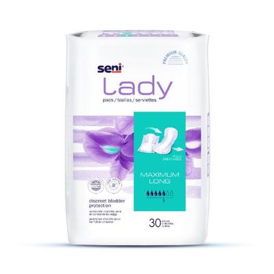 Seni Lady Maximum Long Bladder Control Pads 30's - Adult Diapers & Pads