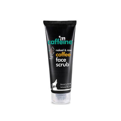 mCaffeine Naked & Raw Tan Removal Coffee Face Scrub 100 gm - Face Scrubs