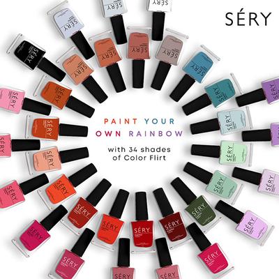 Sery Colorflirt Nail Paint Princess Grace, Purple 10 ml - Nail Polish