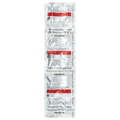 Veloz IT Capsule 10'S - Ulcer/Reflux/Flatulence-Aaa
