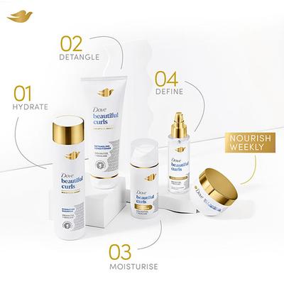 Dove Beautiful Curls 10 in 1 Hair Mask 300ml - Hair Masks & Packs