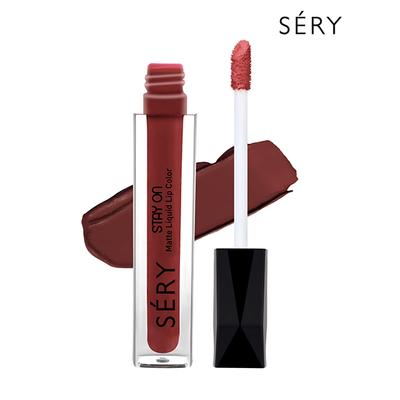 Sery Stay On Matte Liquid Lipstick Call Me Chocolate, Brown (LSO - 08) 5 ml - Liquid Lipsticks