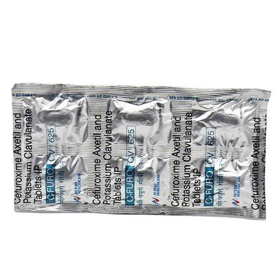 C Furo CV 625mg Tablet 6'S - Bacterial Infections-Cep