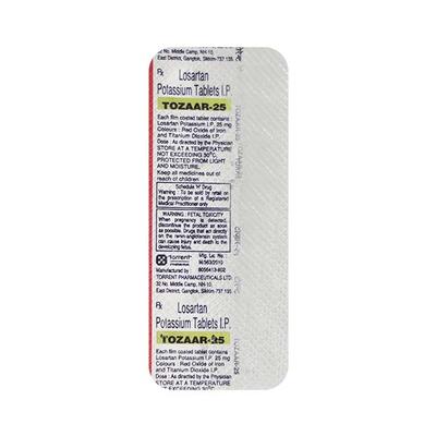 Tozaar 25mg Tablet 10'S - Hypertension-Ang