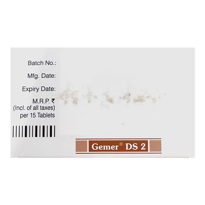 GEMER DS 2 Tablet 15's - Diabetes-Ant